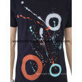 Custom Wholesale Cotton Fashion Design Screen Printed Summer Man T Shirt